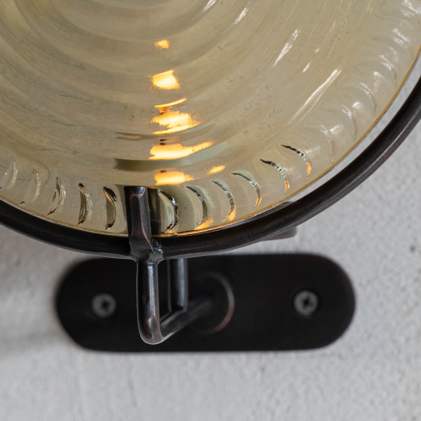 Indie Wall Hanging Candle Holder - Amber