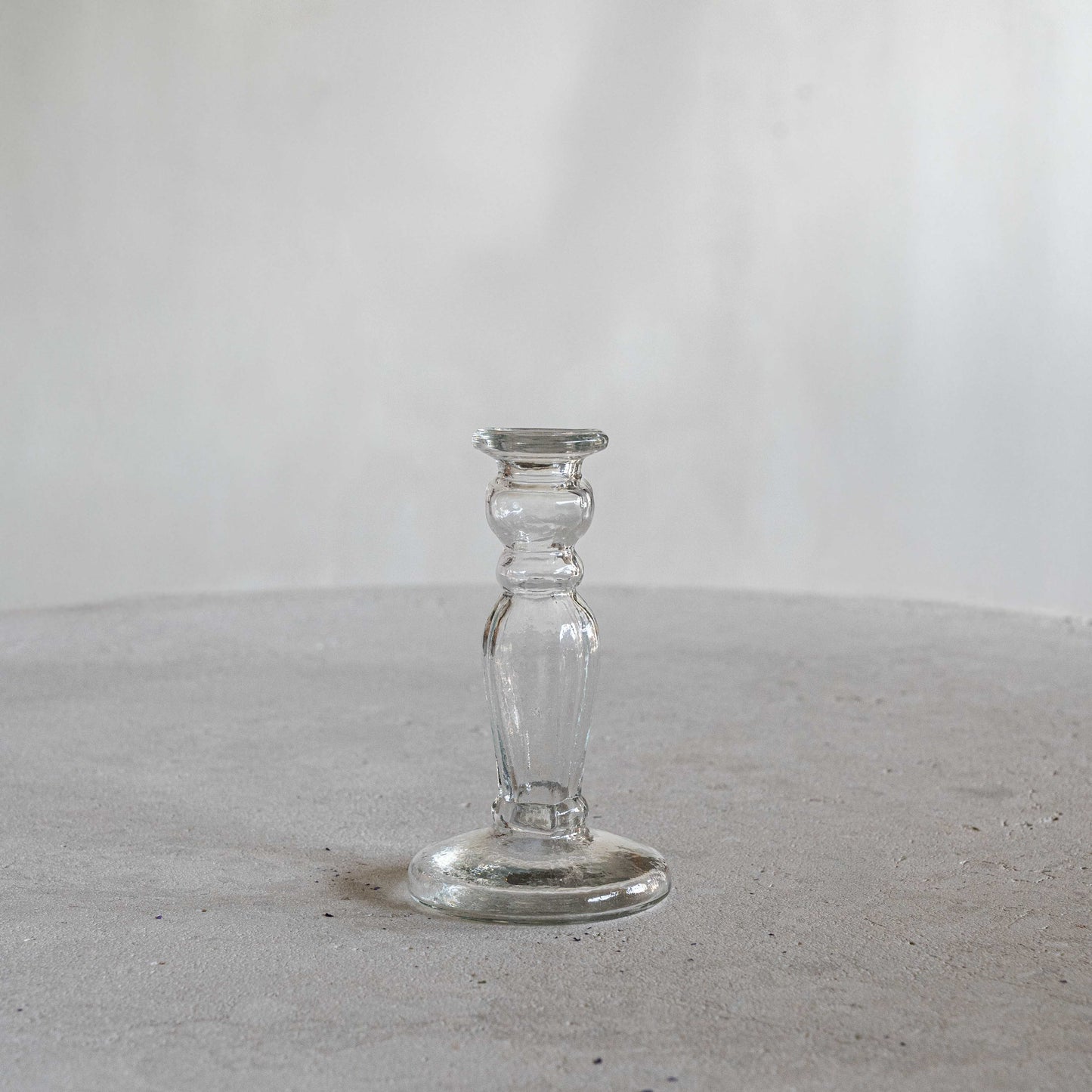 Celestia Vintage Glass Candle Holder