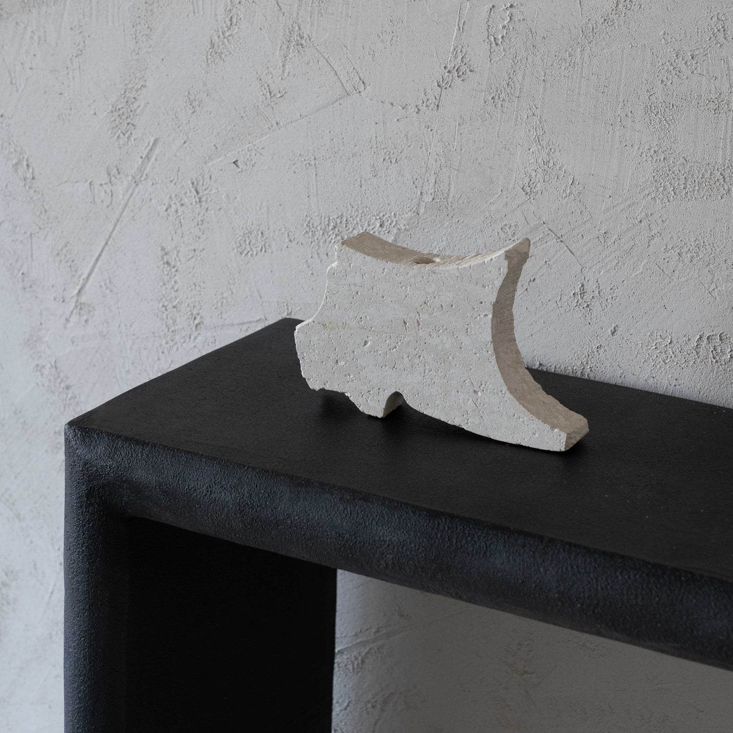 Natural Lime Stone Candle Holder