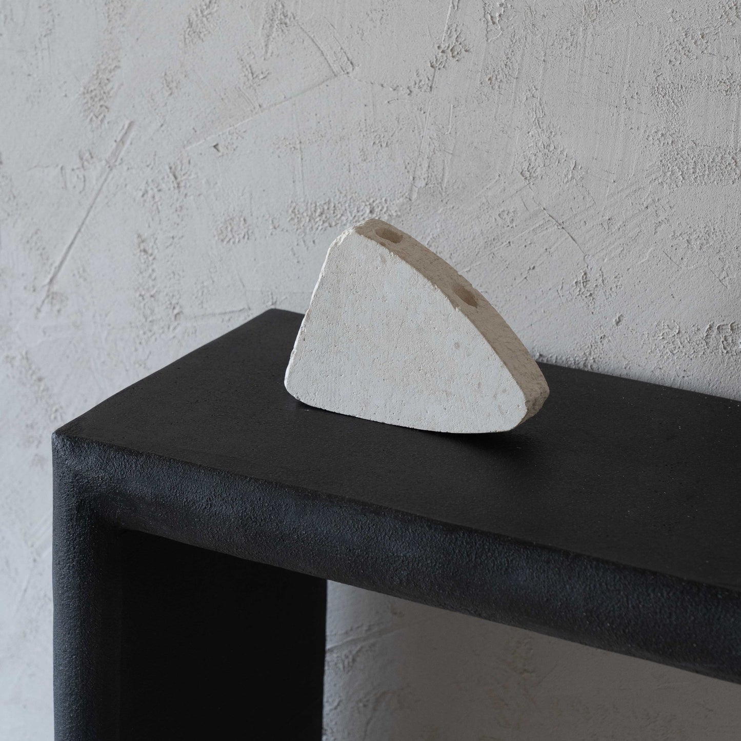 Natural Lime Stone Candle Holder