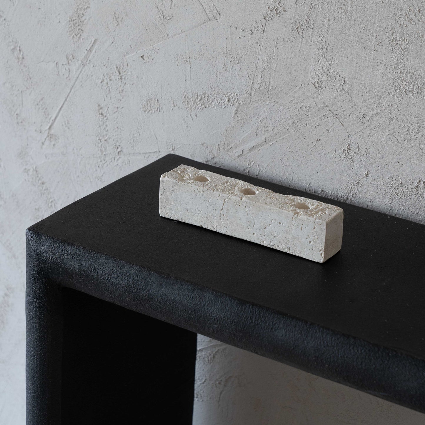 Natural Lime Stone Candle Holder