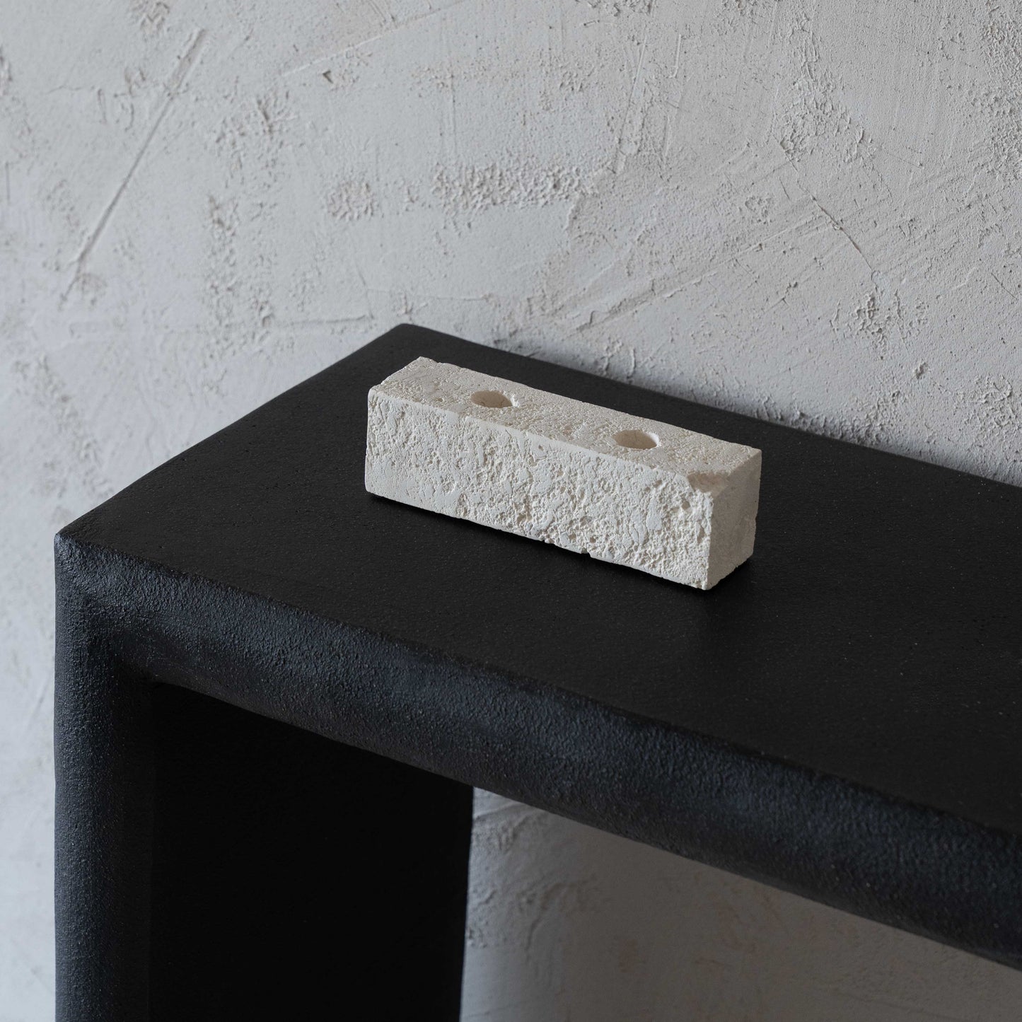 Natural Lime Stone Candle Holder