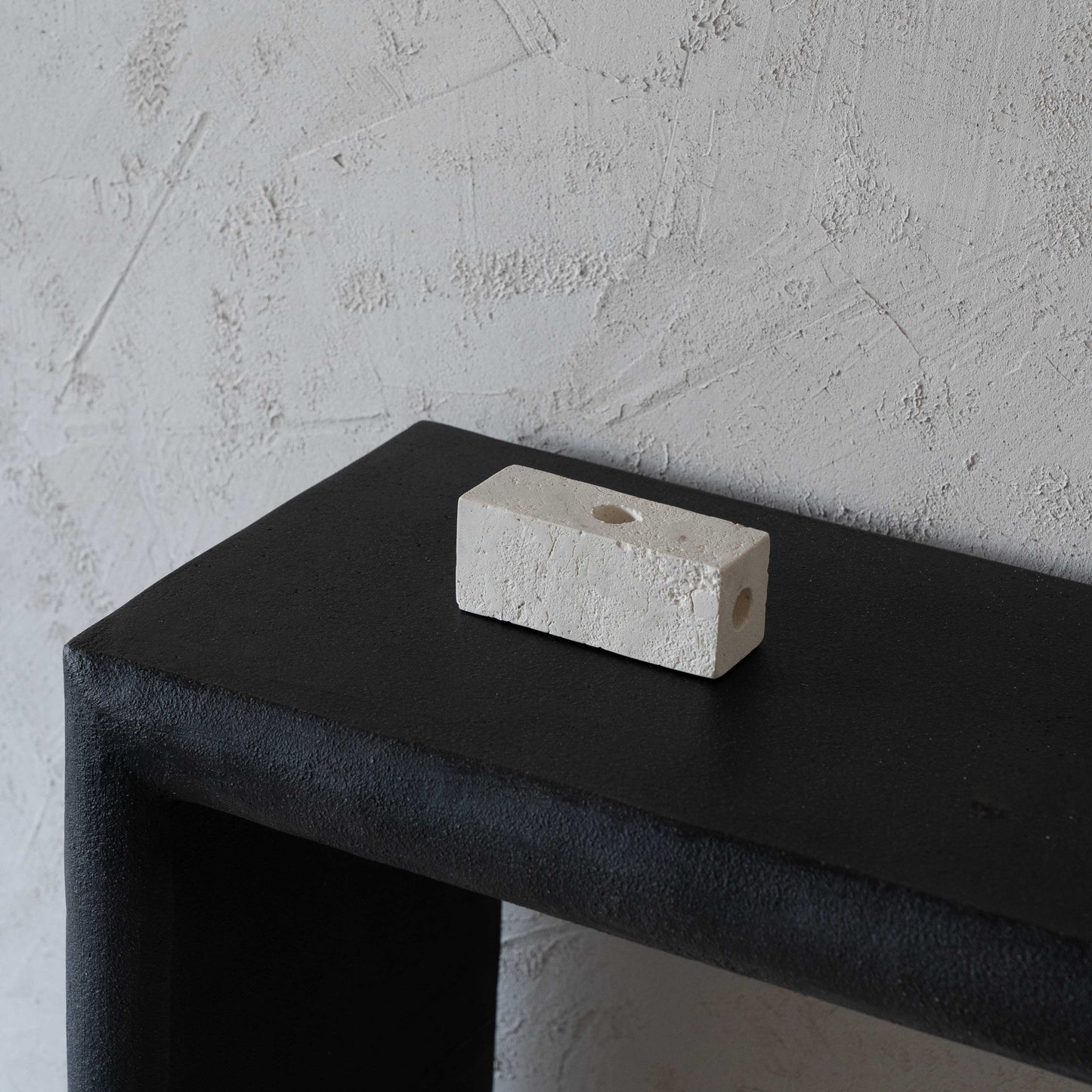 Natural Lime Stone Candle Holder