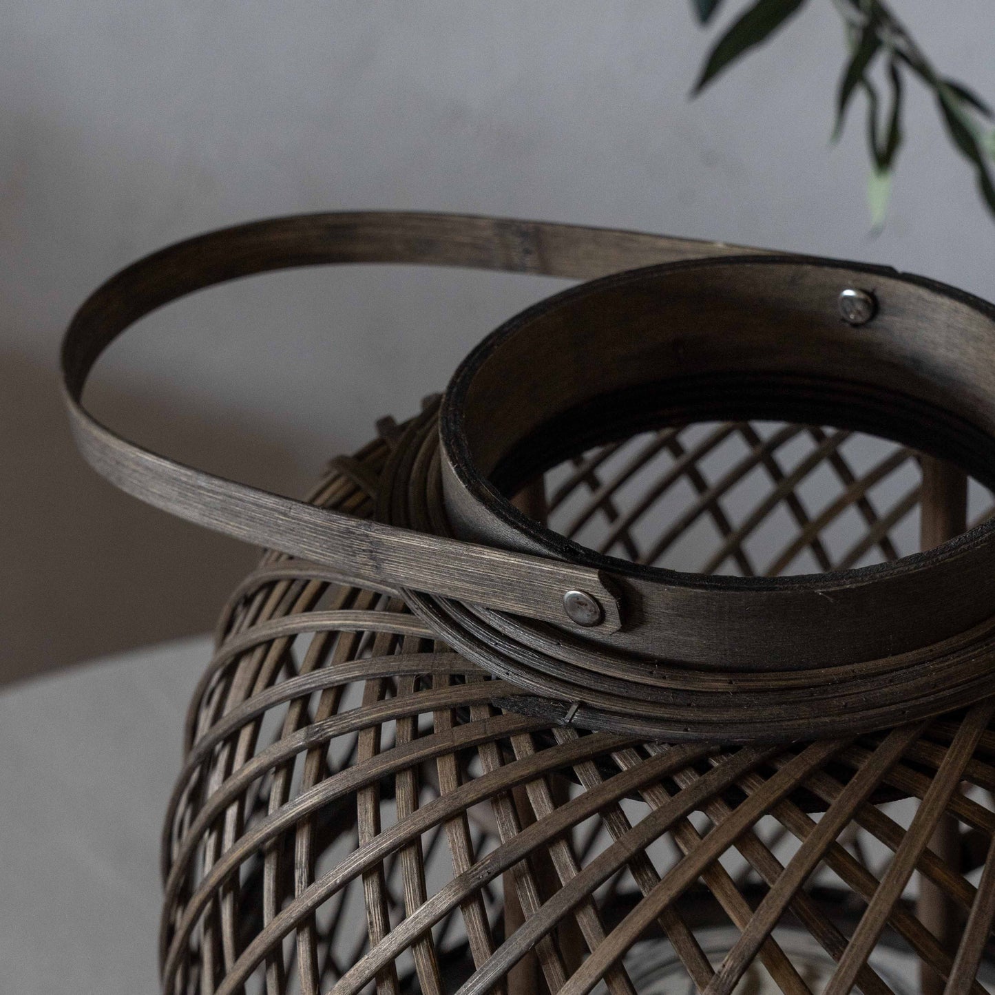 Nomad Classic Dark Wood Candle Holder | Lantern with Glass