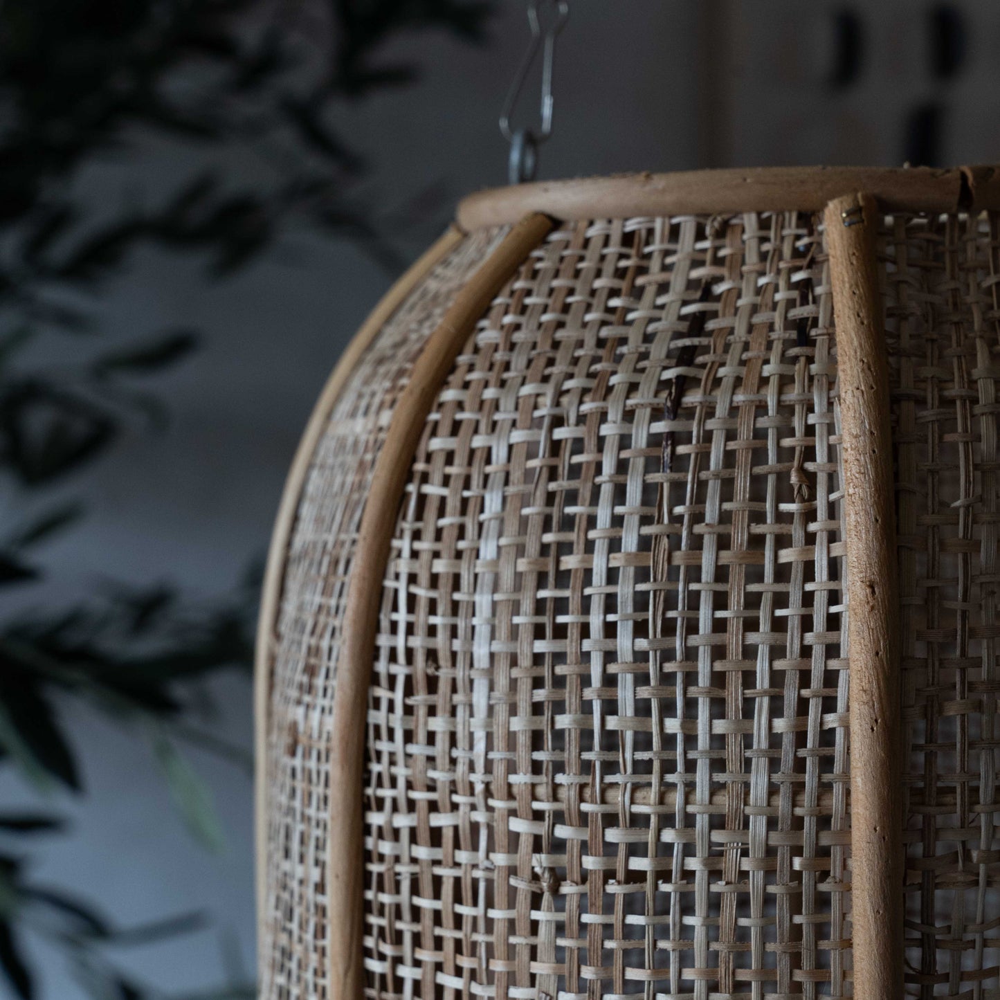 Mirage Hanging & Table Rattan Candle Holder | Lantern with Glass