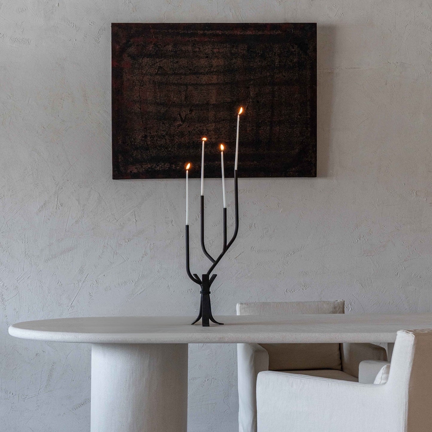 Lucia Classic Thin Steel Candle Holder
